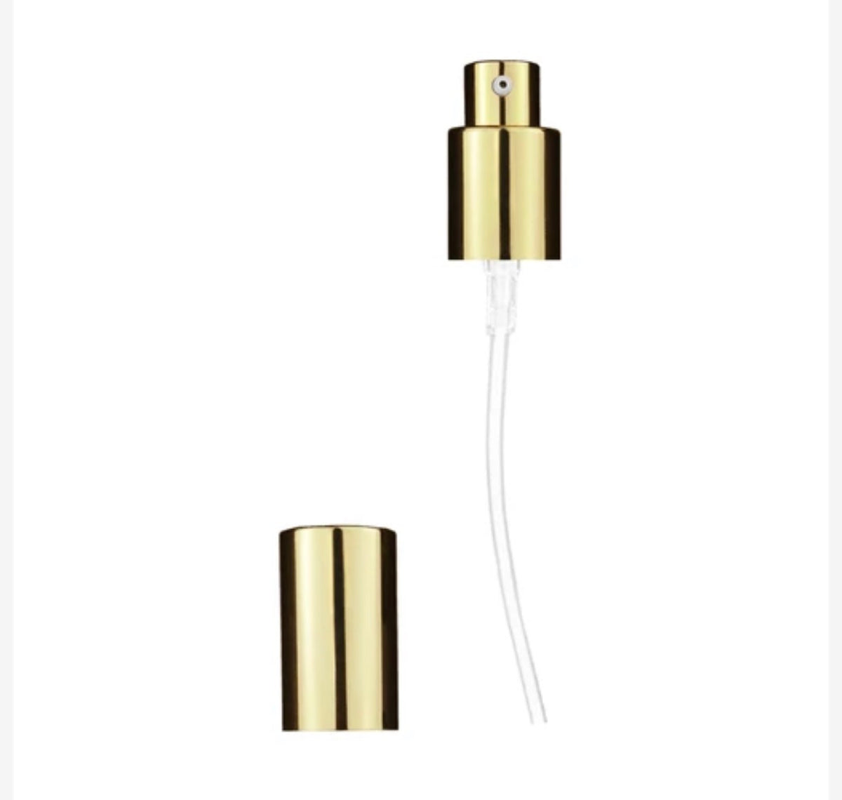 Gold Fine Mist Sprayer with Overcap – 18/400