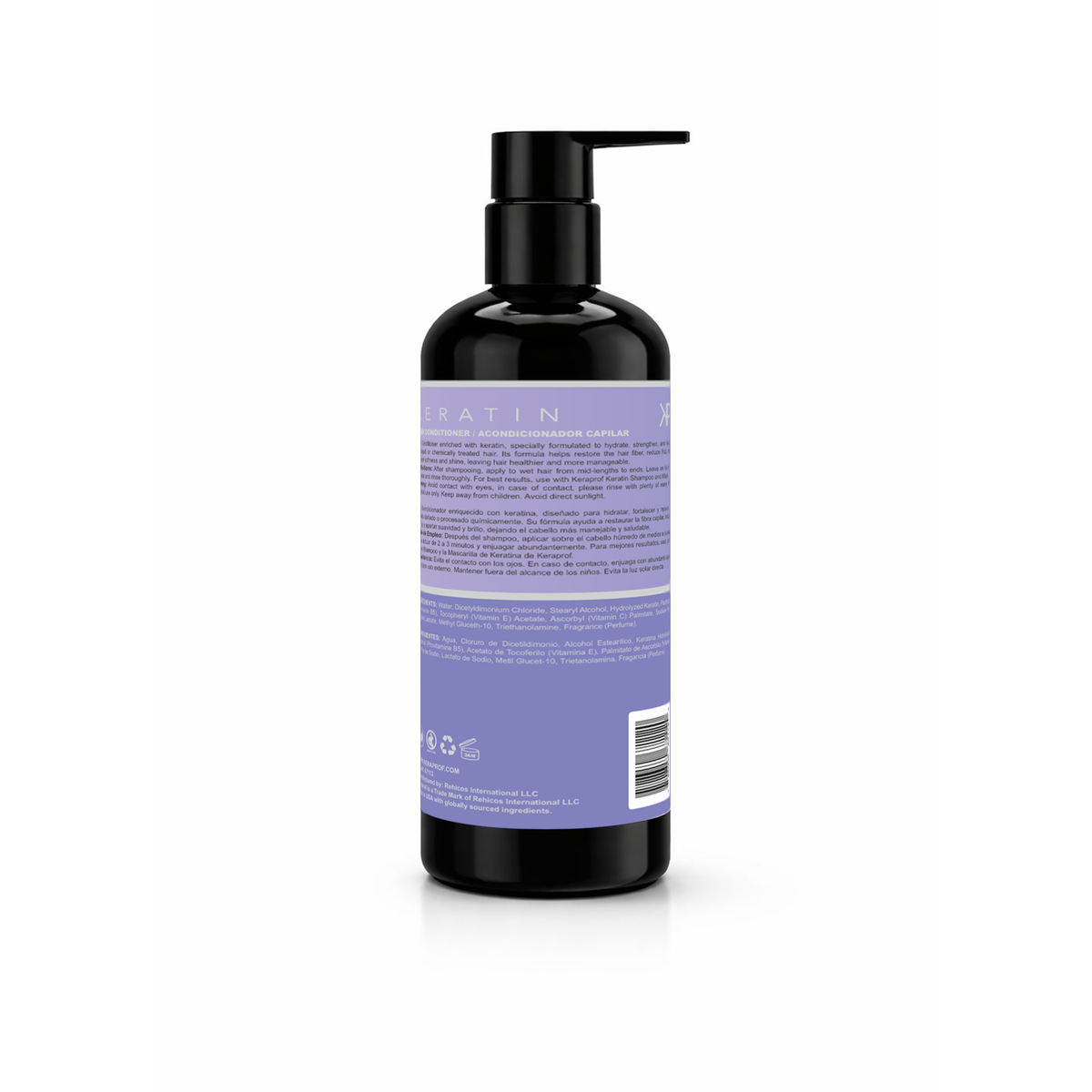 Keraprof Keratin Shampoo & Conditioner Set โ 500ml Each