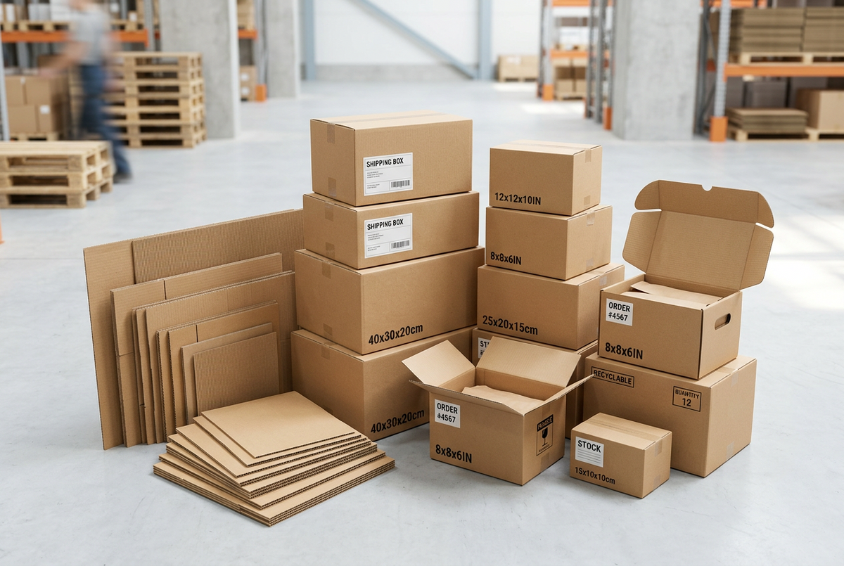 Boxes & Corrugated Sheets.