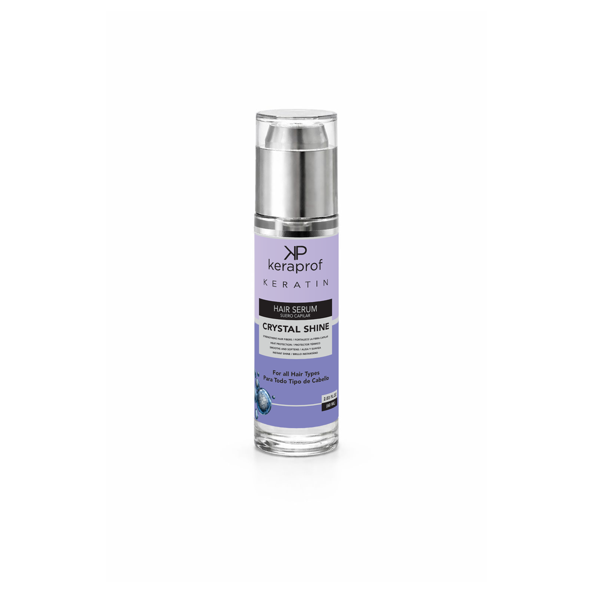 Keraprof Keratin Crystal Shine Hair Serum – Set of 2