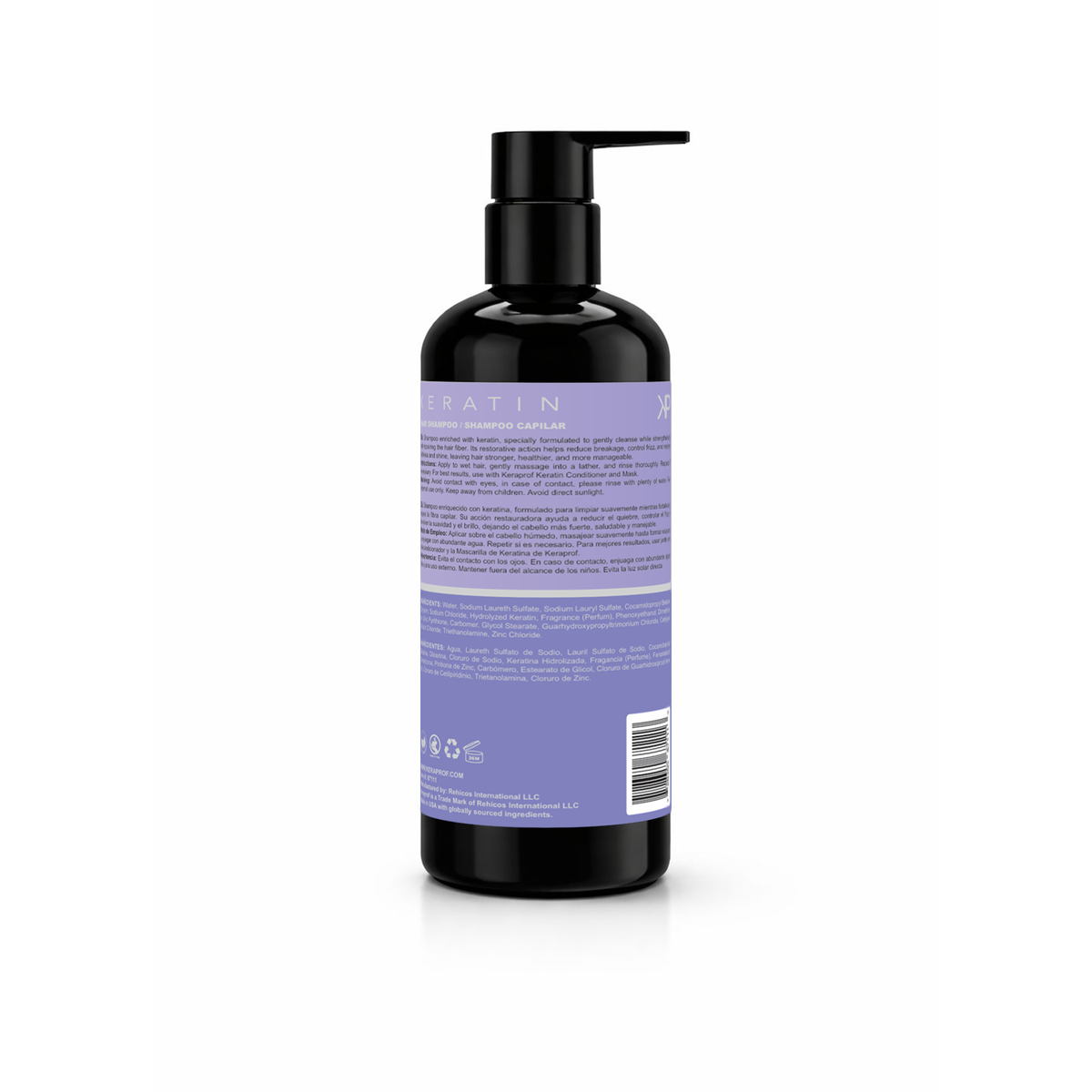 Keraprof Keratin Shampoo & Conditioner Set – 500ml Each