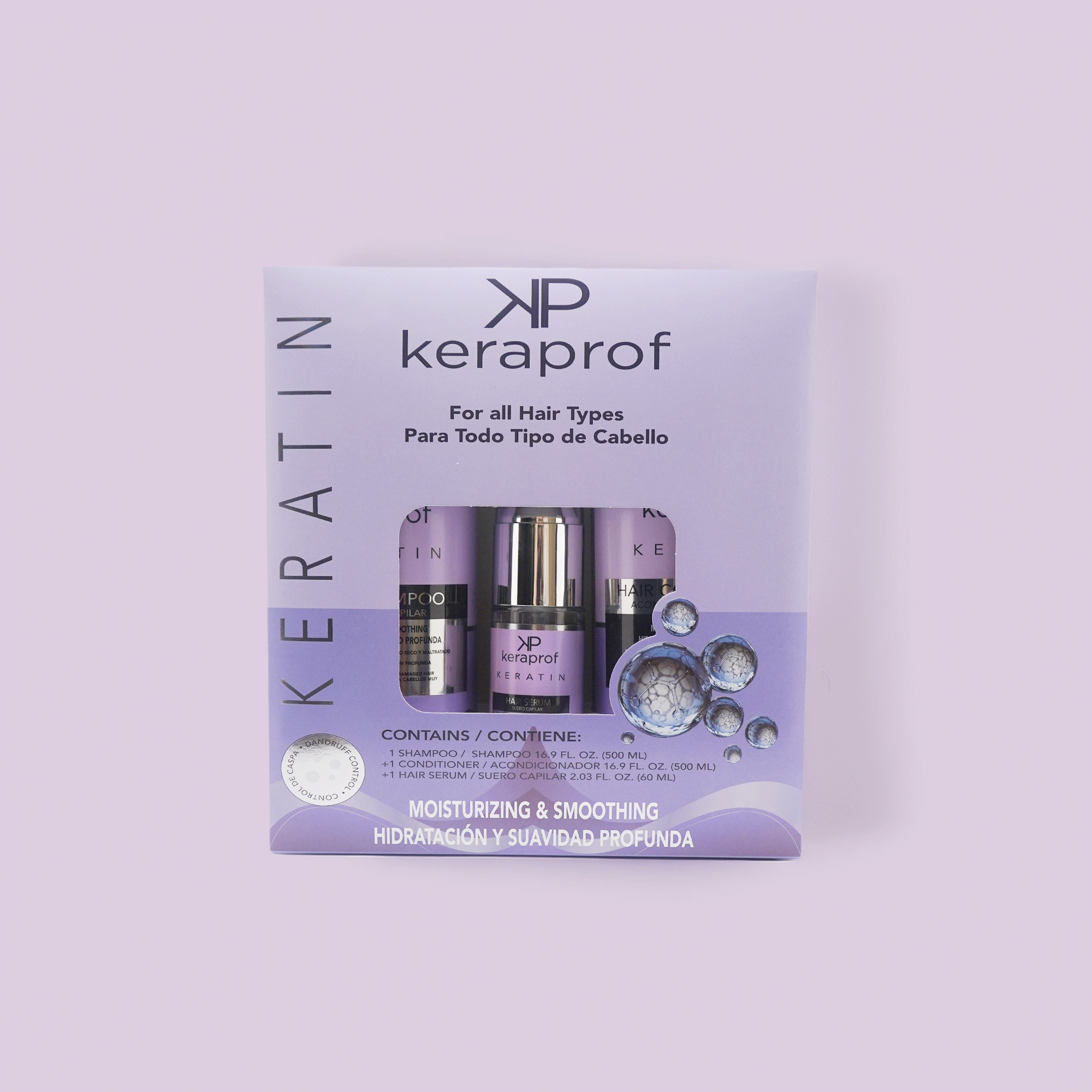 Keraprof Keratin Hair Care Kit – 3-Piece Set