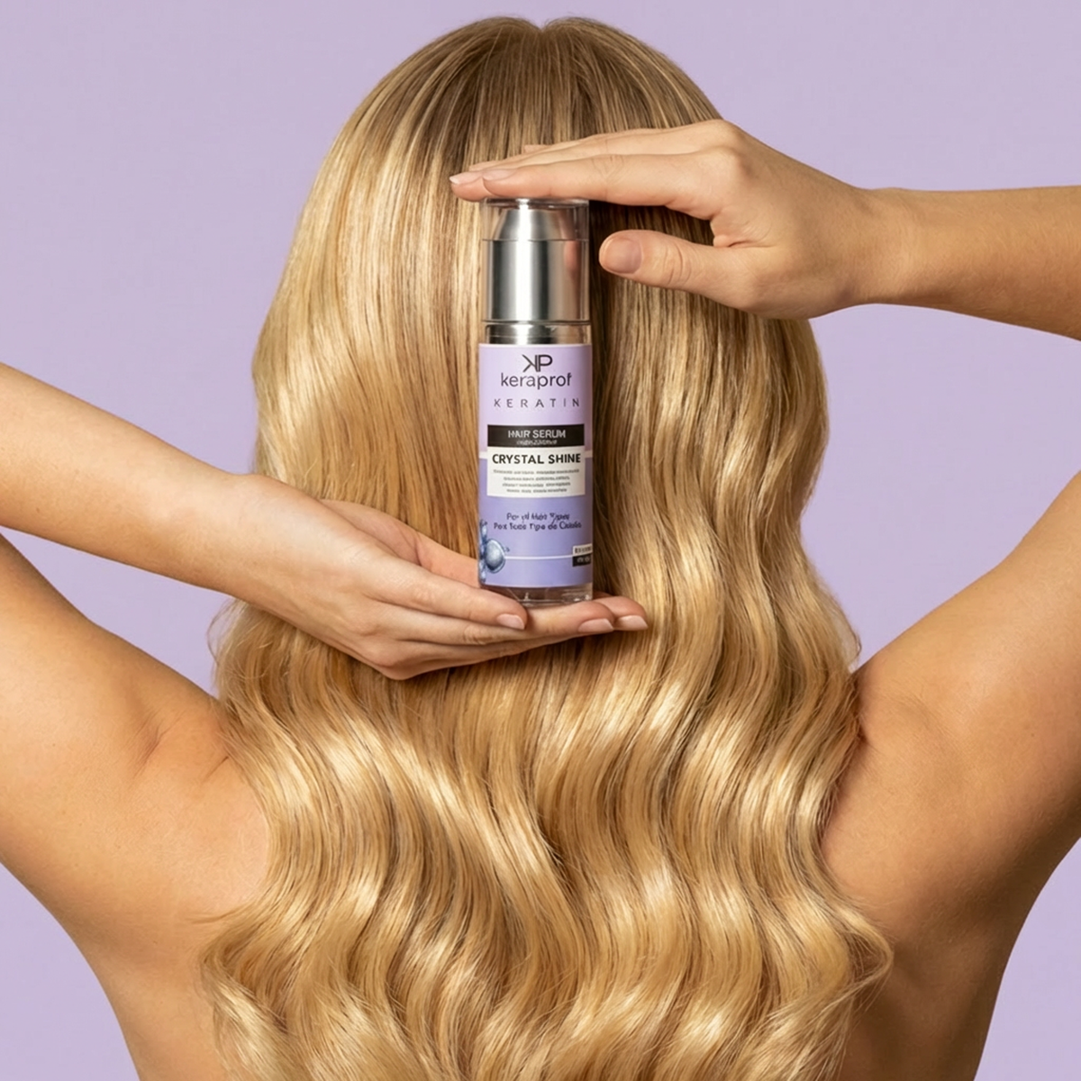 Keraprof Keratin Crystal Shine Hair Serum – Set of 2
