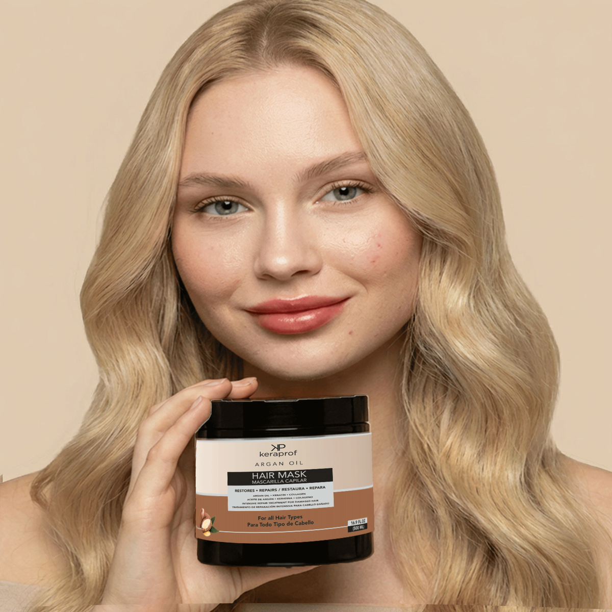 Keraprof Argan Oil Hair Mask – Set of 2
